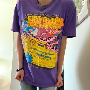 Dirt track racing tee